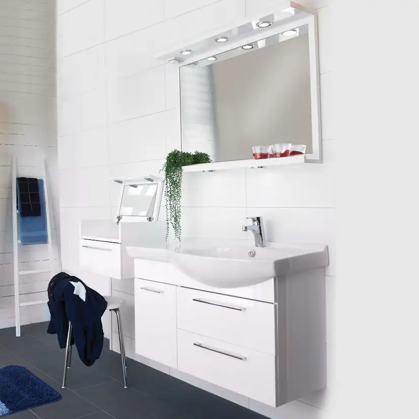 Möbelpaket Noro Polo Vit Högblank