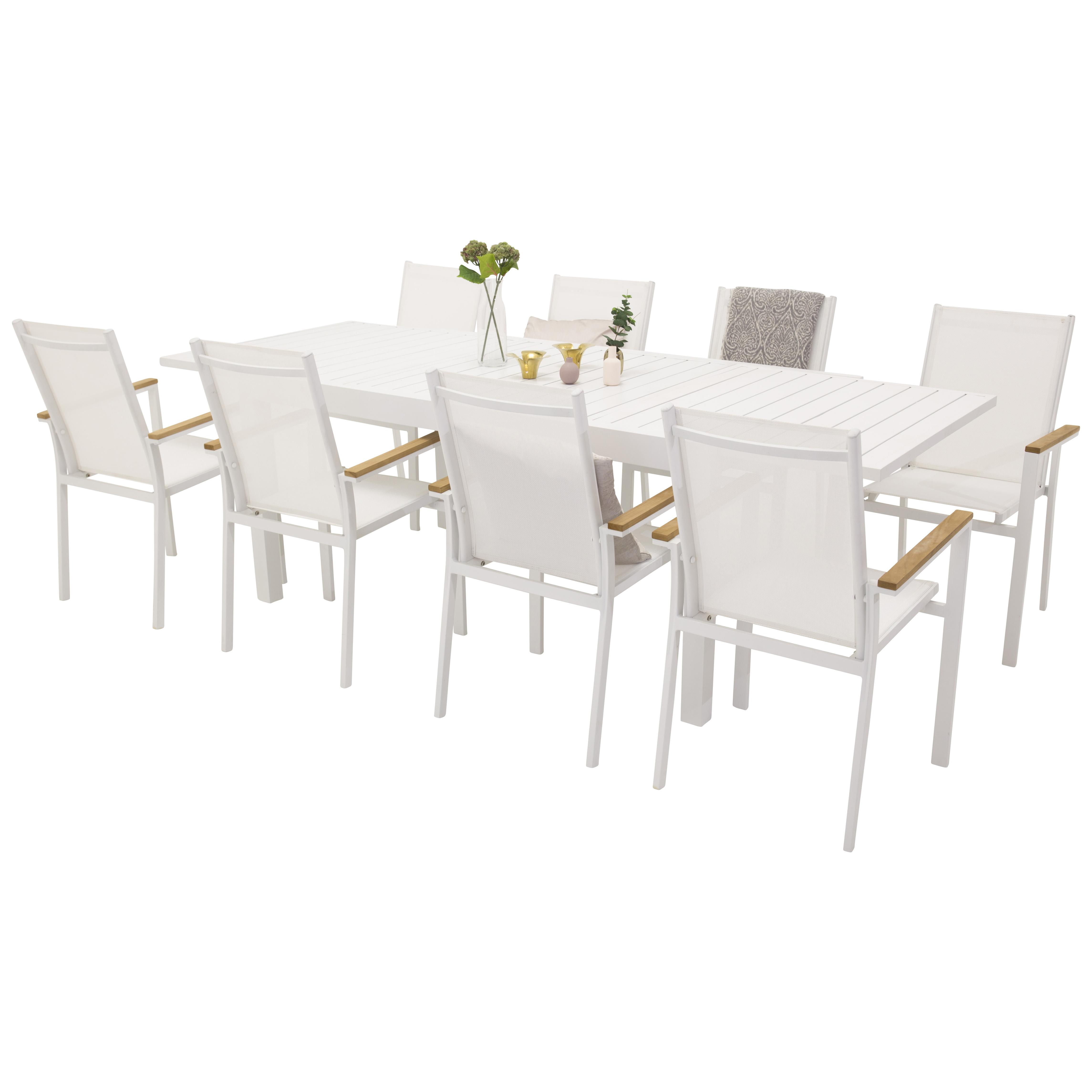 Matgrupp Venture Home Madrid 160/240 med 8 Tilly Stolar