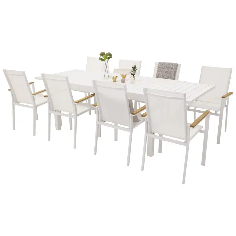 Matgrupp Venture Home Madrid 160/240 med 8 Tilly Stolar