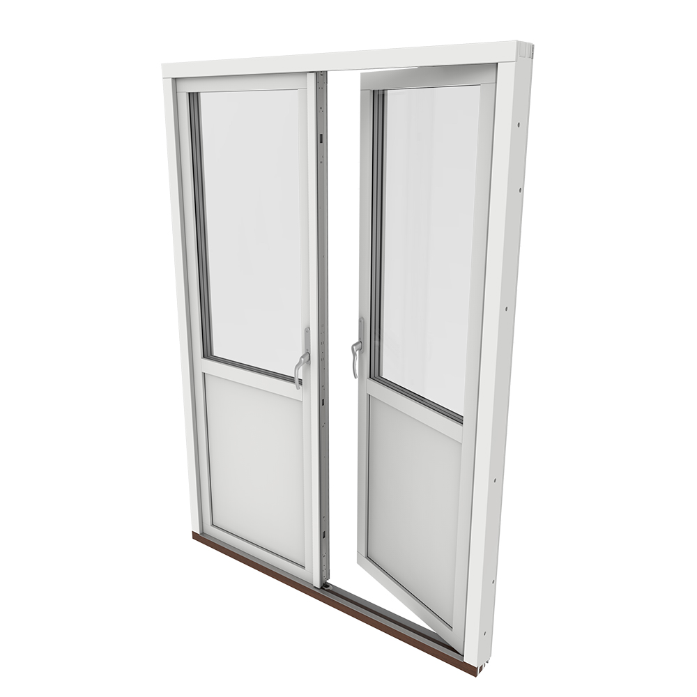 Parfönsterdörr Outline 3-Glas Aluminium