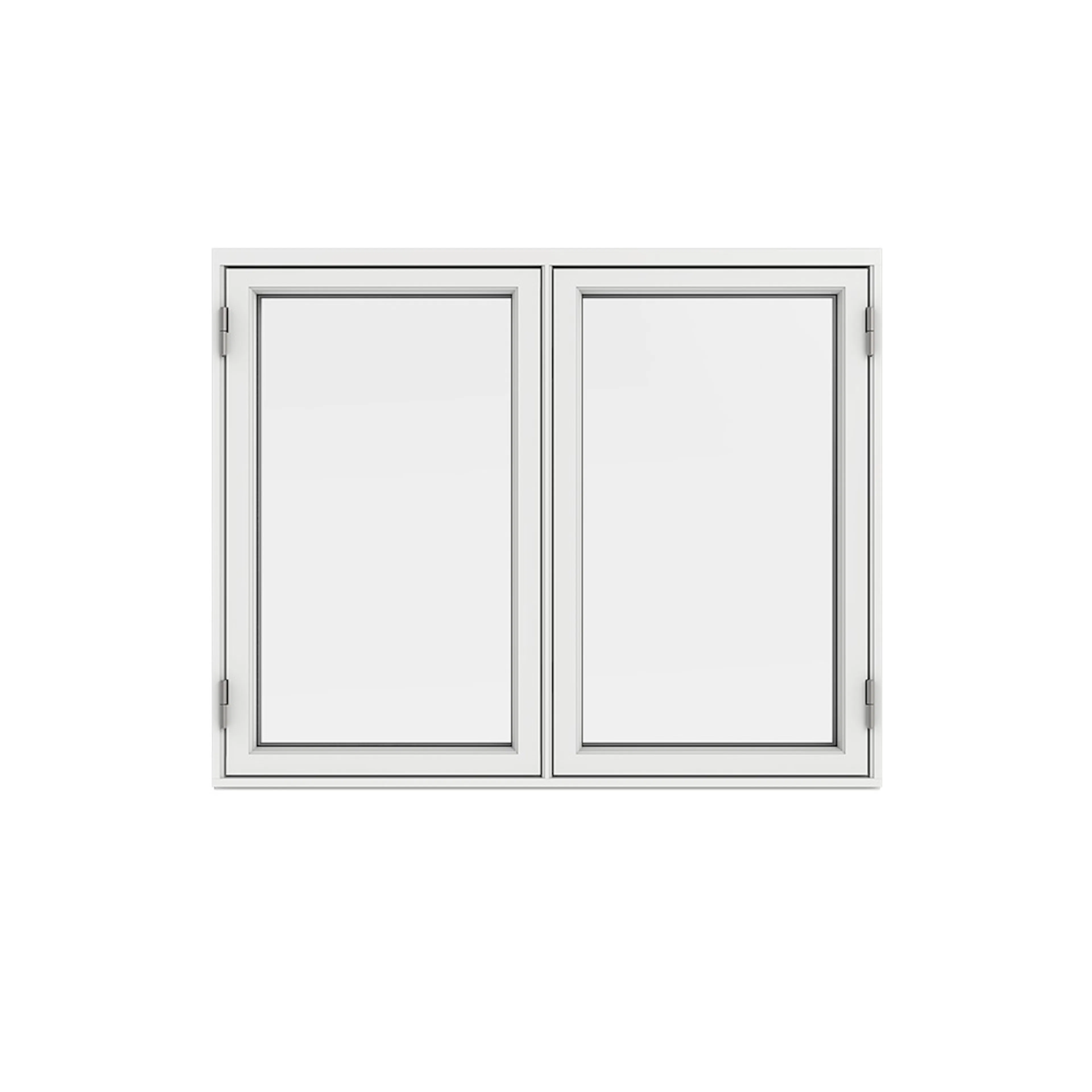 HFSA2 Sidohängt 3-Glas Alu 110x100 Vä/Hö 2-Luft BxH 110x100 cm 3-glas 2 Luft Vitmålat Aluminium