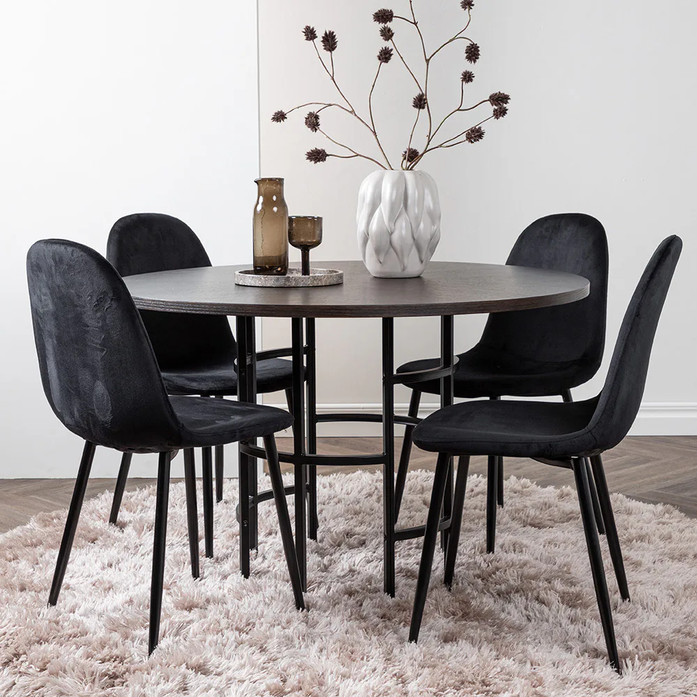 Matgrupp Venture Home Copenhagen med 4 Polar Stolar