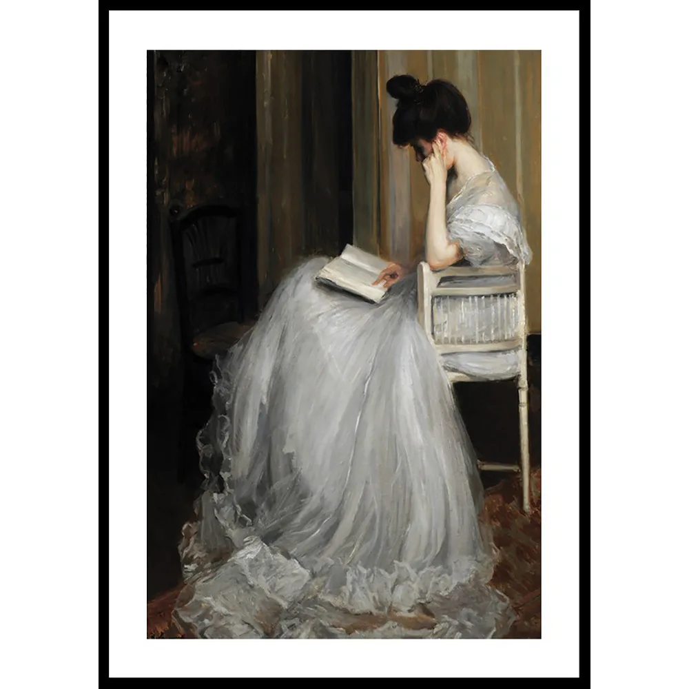 Poster Gallerix Mujer Leyendo By Jacques Émile Blanche