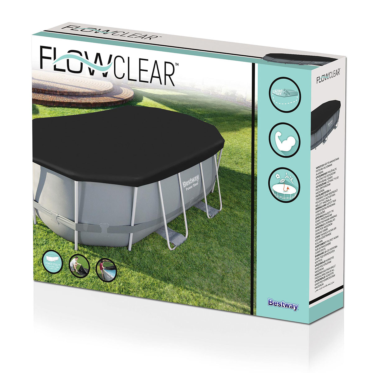 Poolöverdrag Bestway 4,27x2,5 m
