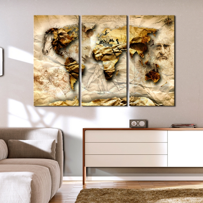 Tavla - Anatomy of the World 90x60 90x60 cm