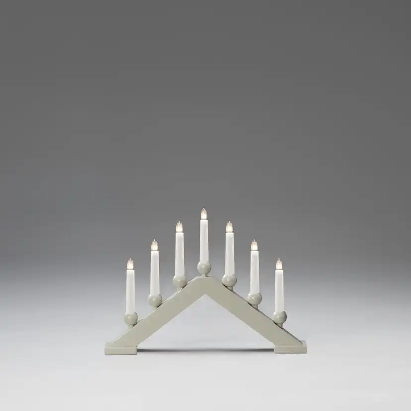 Adventsljusstake Gnosjö Konstsmide 7 Ljus Trä