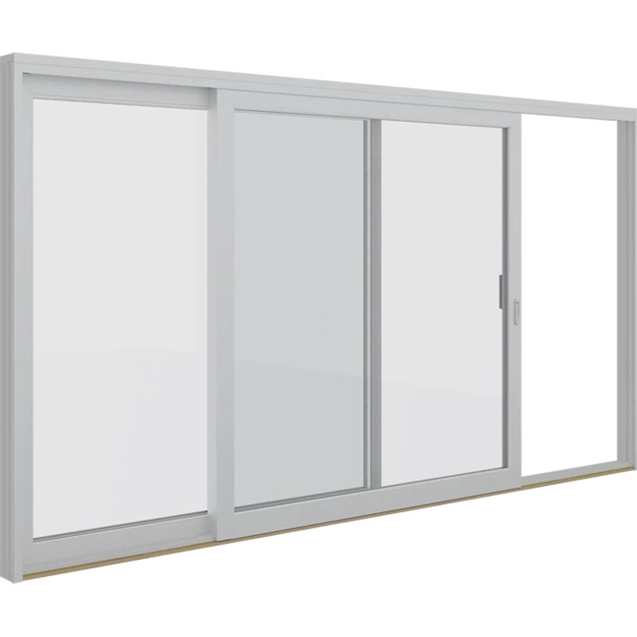 Skjutpartier Elitfönster Aluminium 2-delad