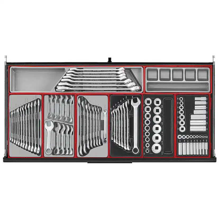 Verktygsset Teng Tools 1008 -Delar Svart