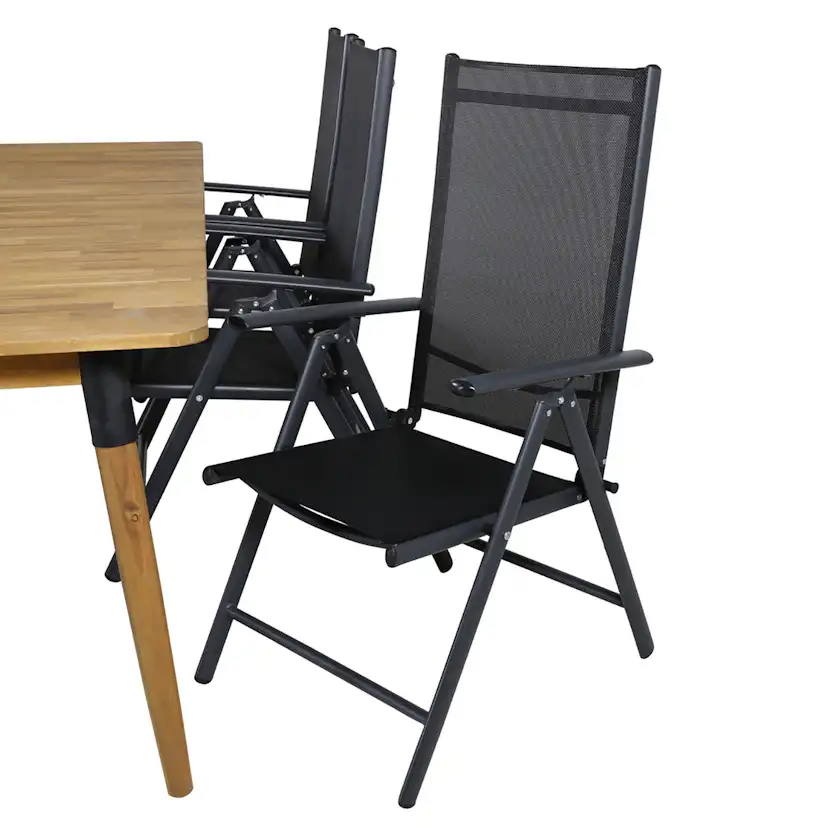 Matgrupp Venture Home Julian Matgrupp Utomhus 210cm med 6 Break Positionsstolar