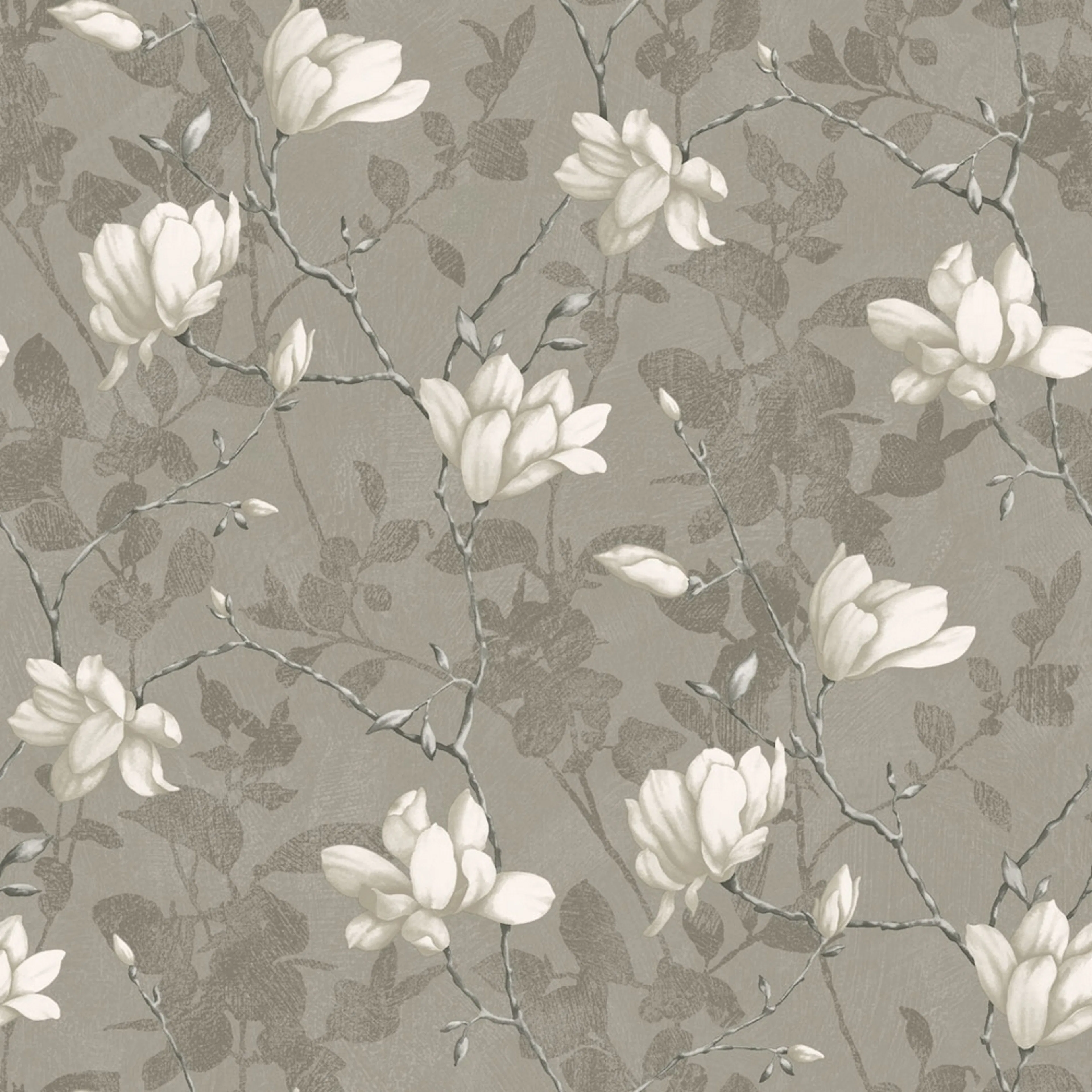 Tapet Boråstapeter InBloom Lilly Tree 7227 EasyUp, Mönstrad Nickel