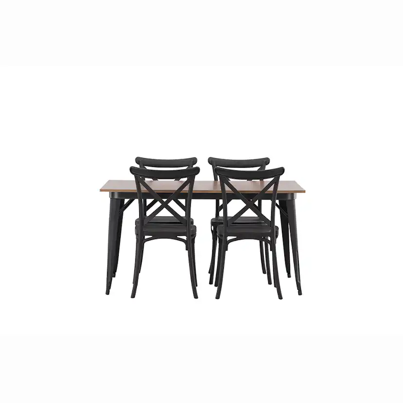 Matgrupp Venture Home Tempe med 4 Crosett Stolar