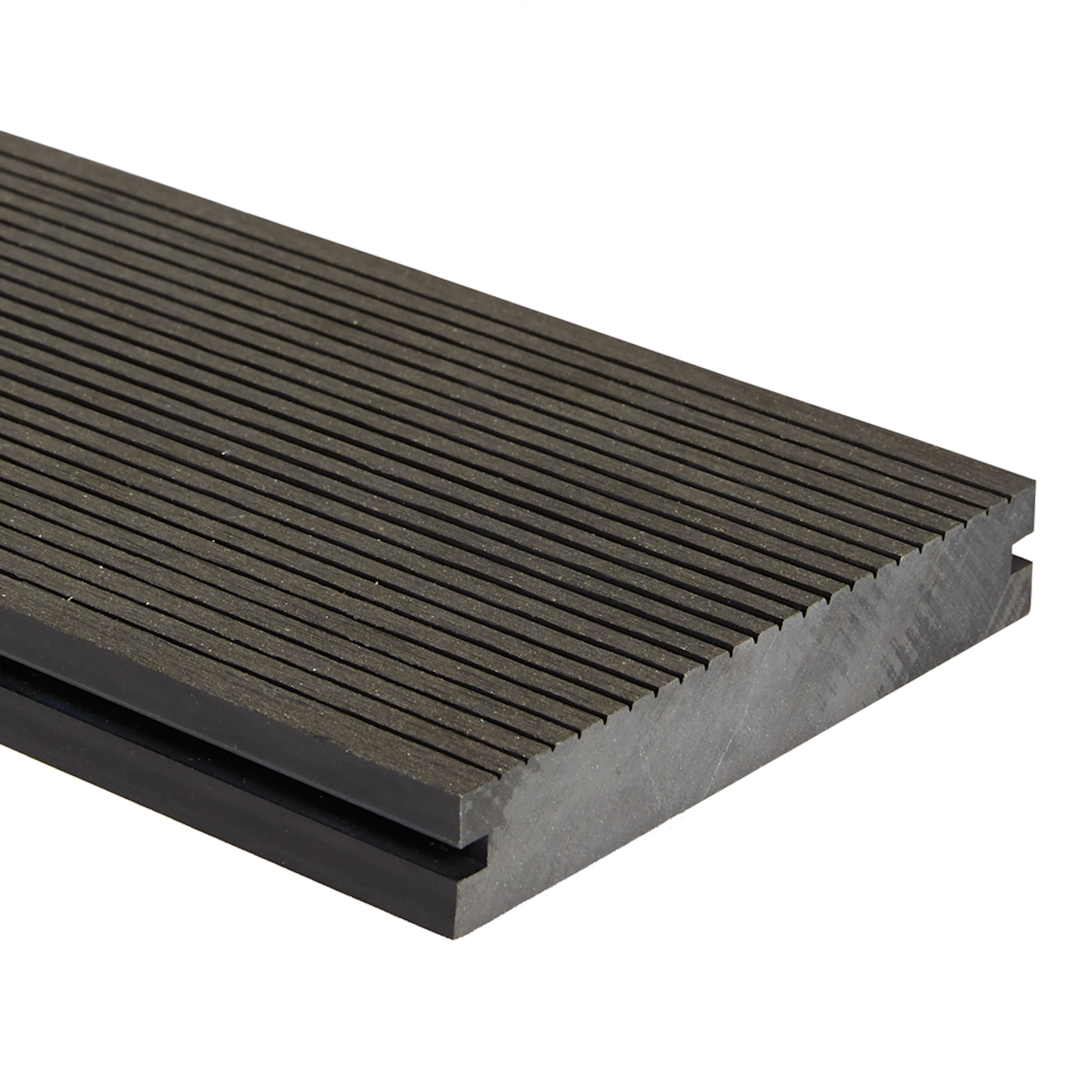 Komposittrall gop Woodlon Mörkgrå Solid 5400 mm Helpall