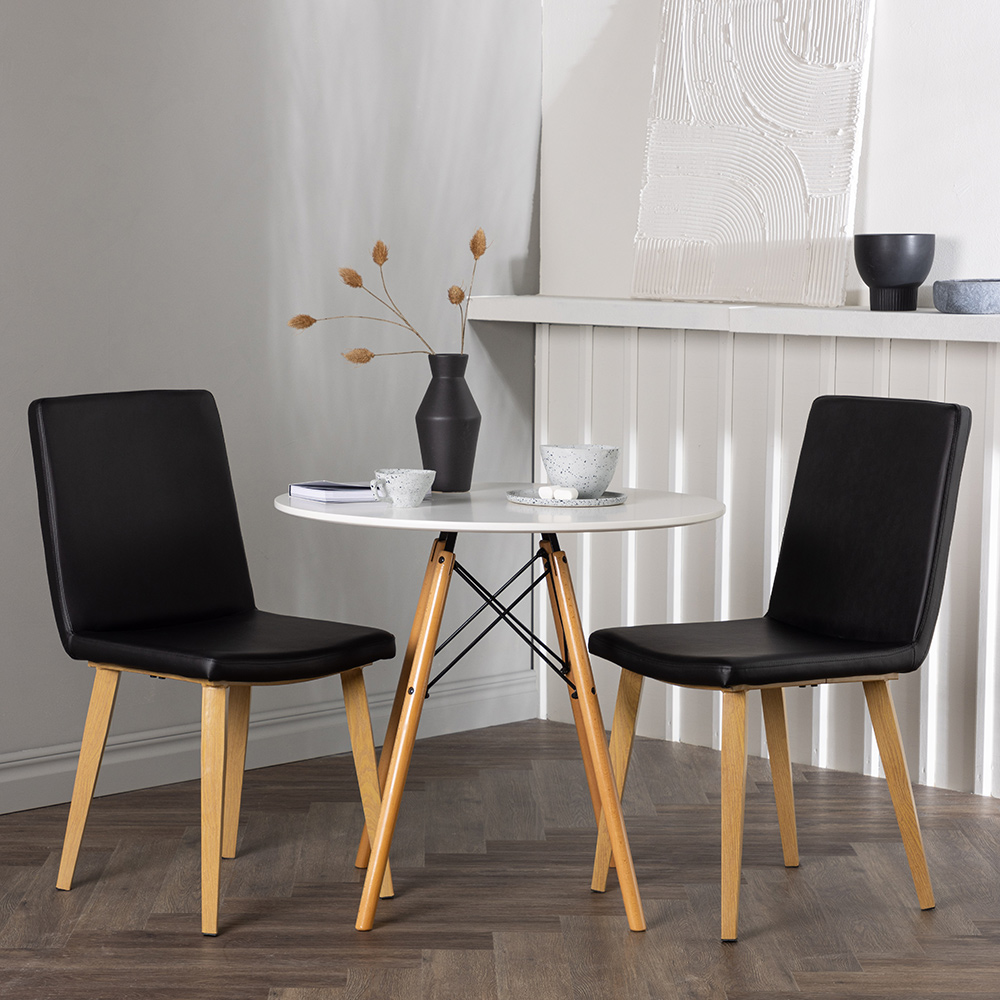 Matgrupp Venture Home Danburi Ø60 cm med 2 st Today stolar