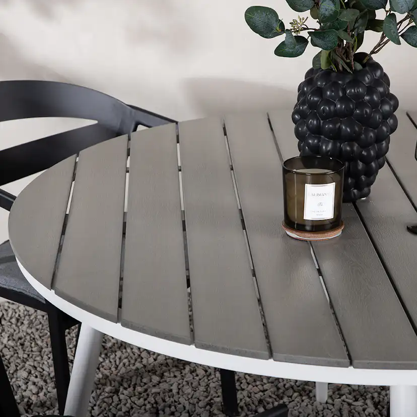 Matgrupp Venture Home Break Ø120 cm Rund Trädgårdsgrupp med 4 Stolar