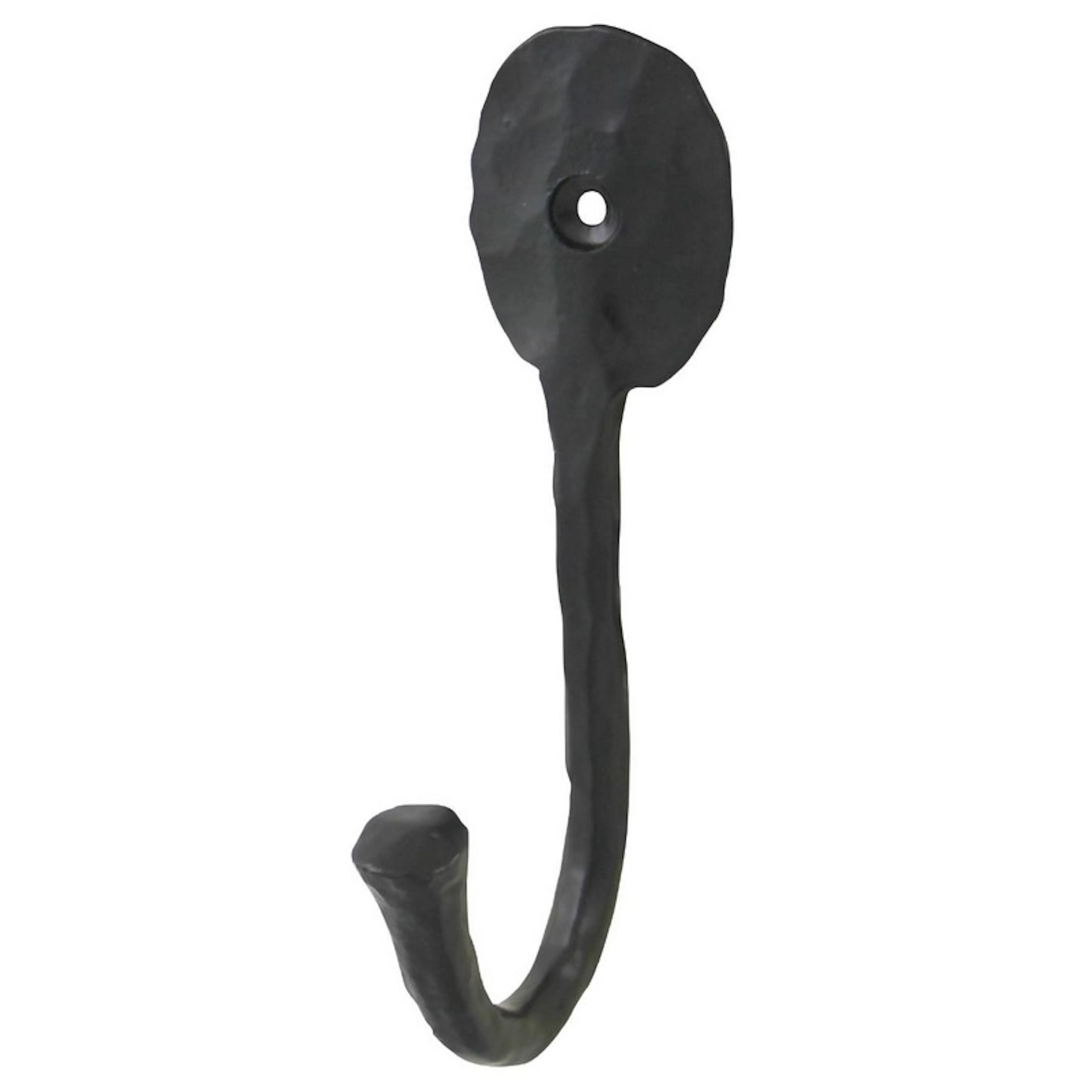 Klädkrok Millers Singel Smide Svart 150 mm