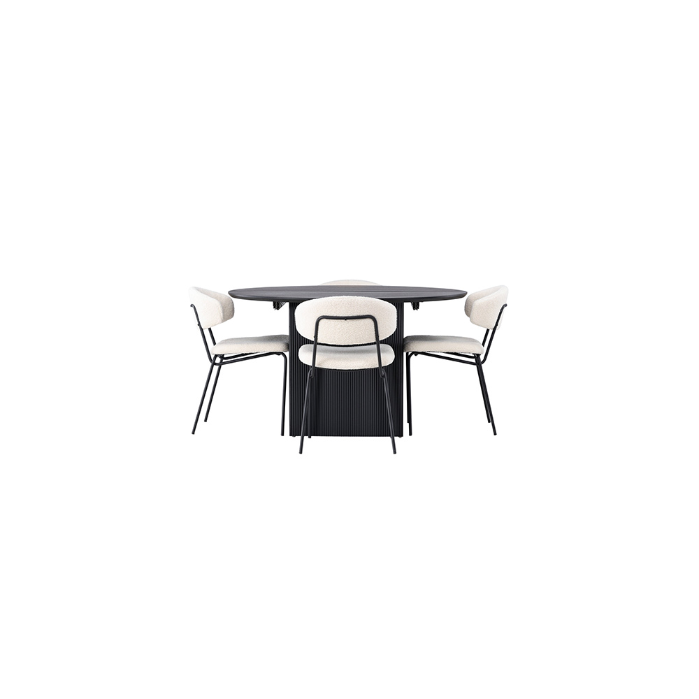 Matgrupp Venture Home Matilda med 4 Chico Stolar