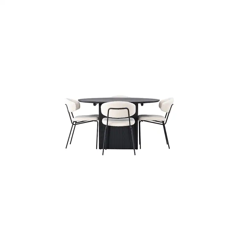 Matgrupp Venture Home Matilda med 4 Chico Stolar