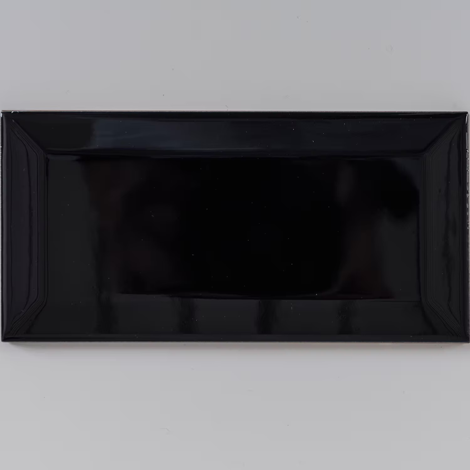 Kakel Tenfors Metro Svart Blank 7,5x15 cm