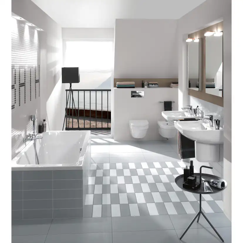 Spolknapp Villeroy & Boch ViConnect installationssystemen 92 Mattsvart
