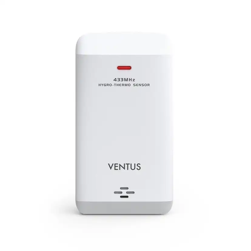 Väderstation Ventus Trådlös W210 Vit Termometer med Multifunktionell Display & Wifi