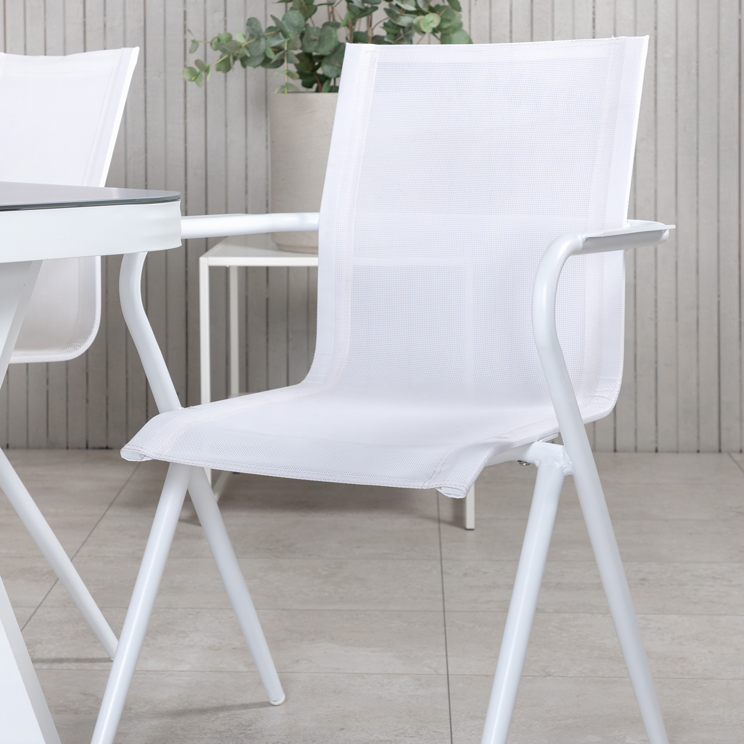 Matgrupp Utomhus Venture Home Virya 160x90 cm med 6 Alina Trädgårdsstolar