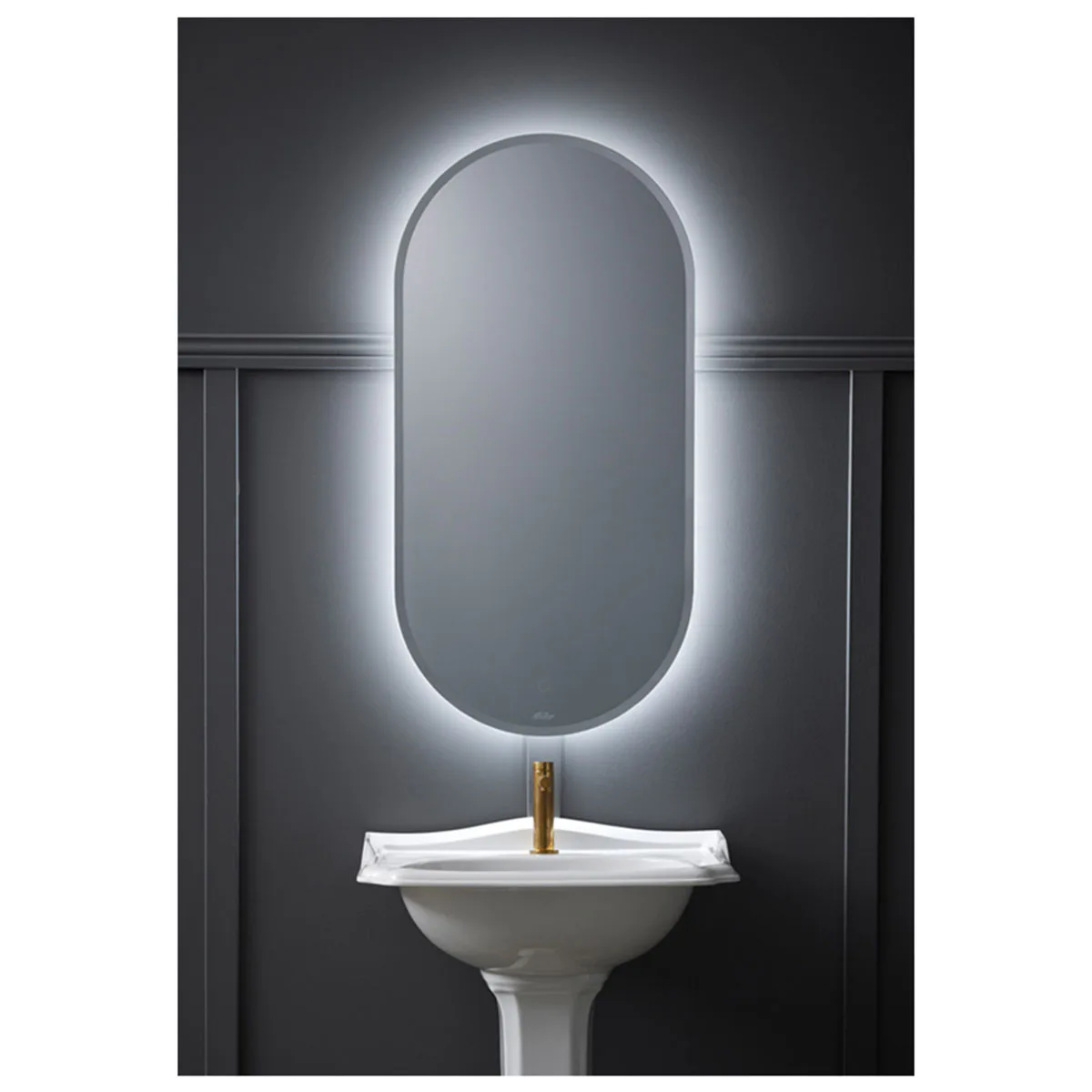 Badrumsspegel Miller Badrum Ambient Touch Classic Oval