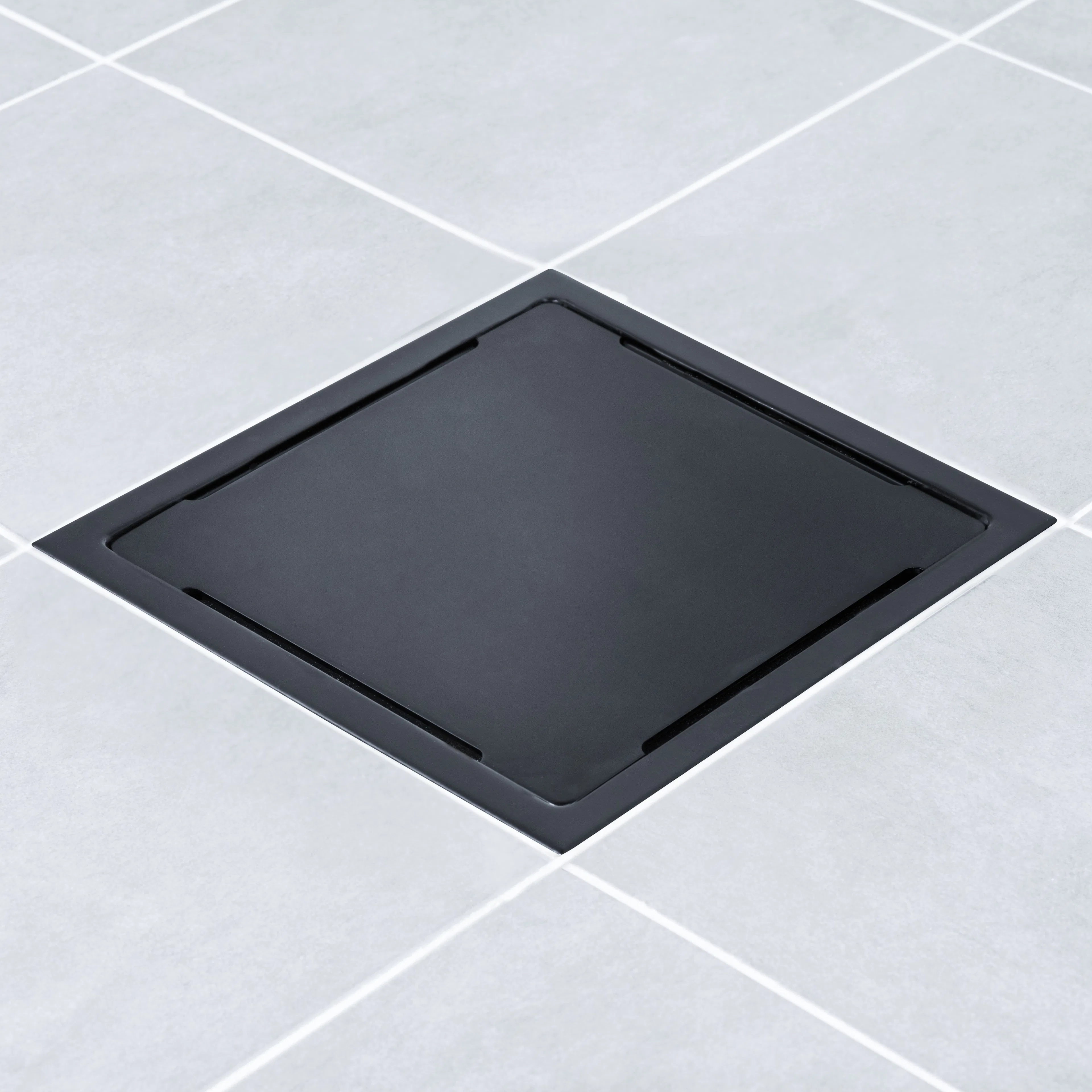 Golvbrunnssil Tebo Malmö Lux Black