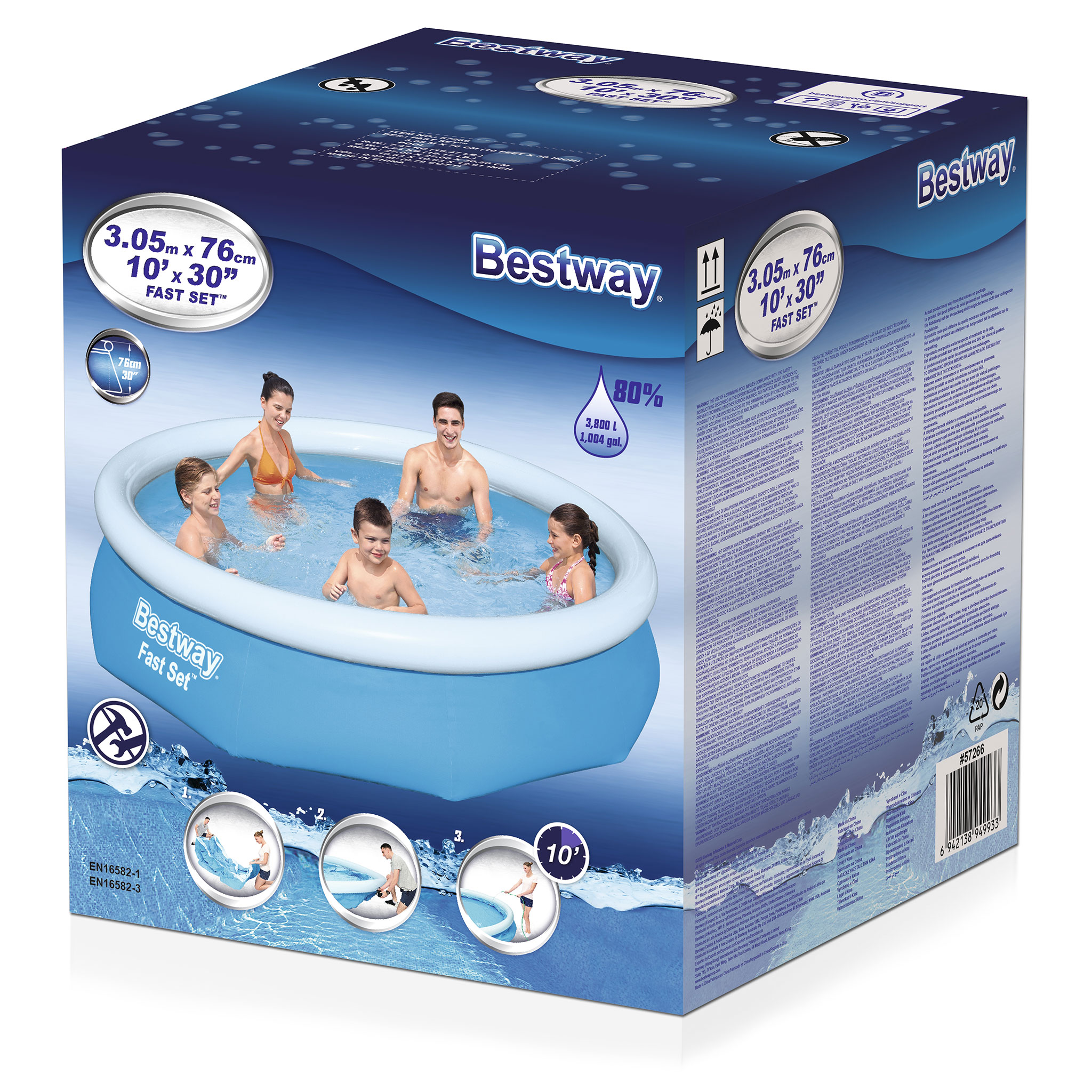 Pool Bestway Fast Set™ Ø3,05M