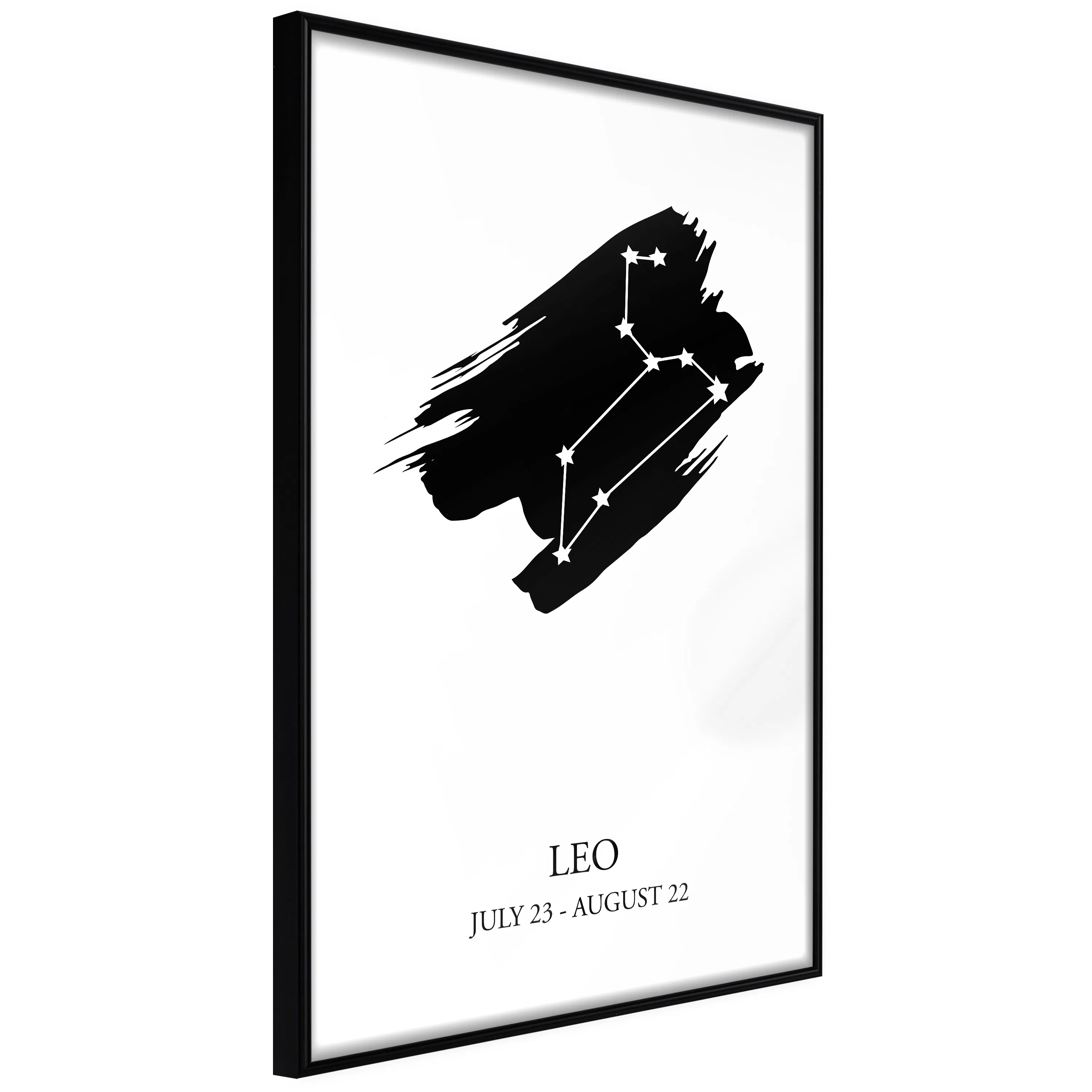 Poster Artgeist Affisch Zodiac Signs Leo