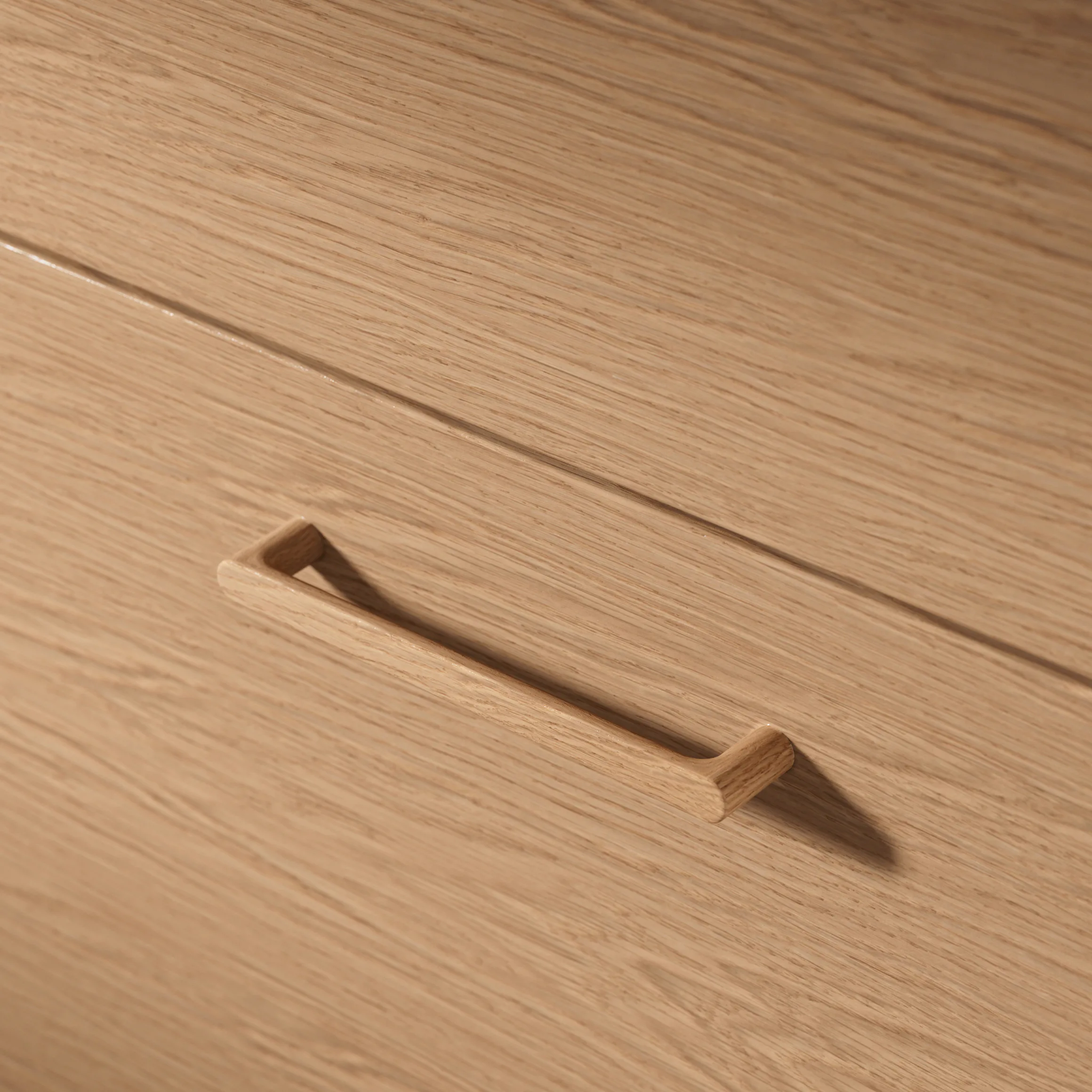 Handtag Loom, Natural Oak, 208 mm (c/c 192 mm). Natural Oak