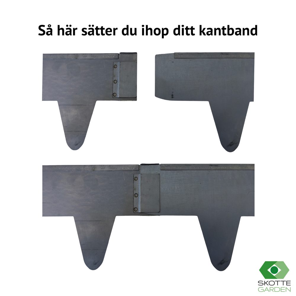 4-pack Kantskydd 16x200 cm Obehandlad Obehandlat stål