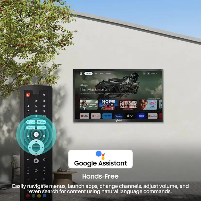 Utomhus TV Sylvox Porch Pro 2.0 75tum