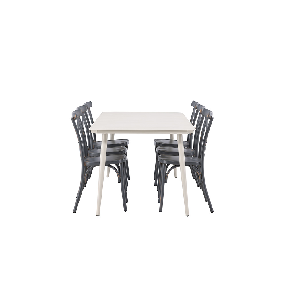 Matgrupp Venture Home Lina Bord med 6 Tablas Stolar
