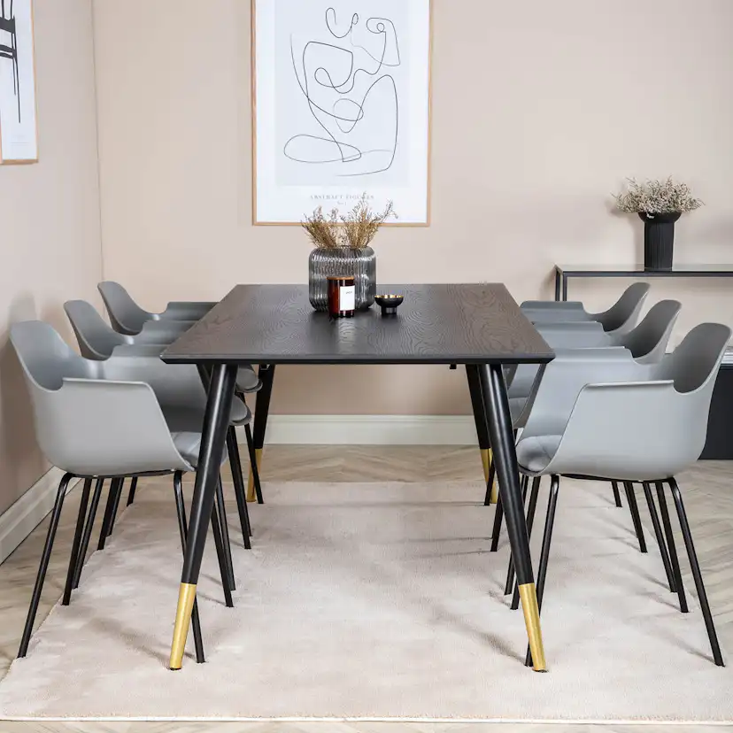 Matgrupp Venture Home Dipp med 6 Comfort Stolar