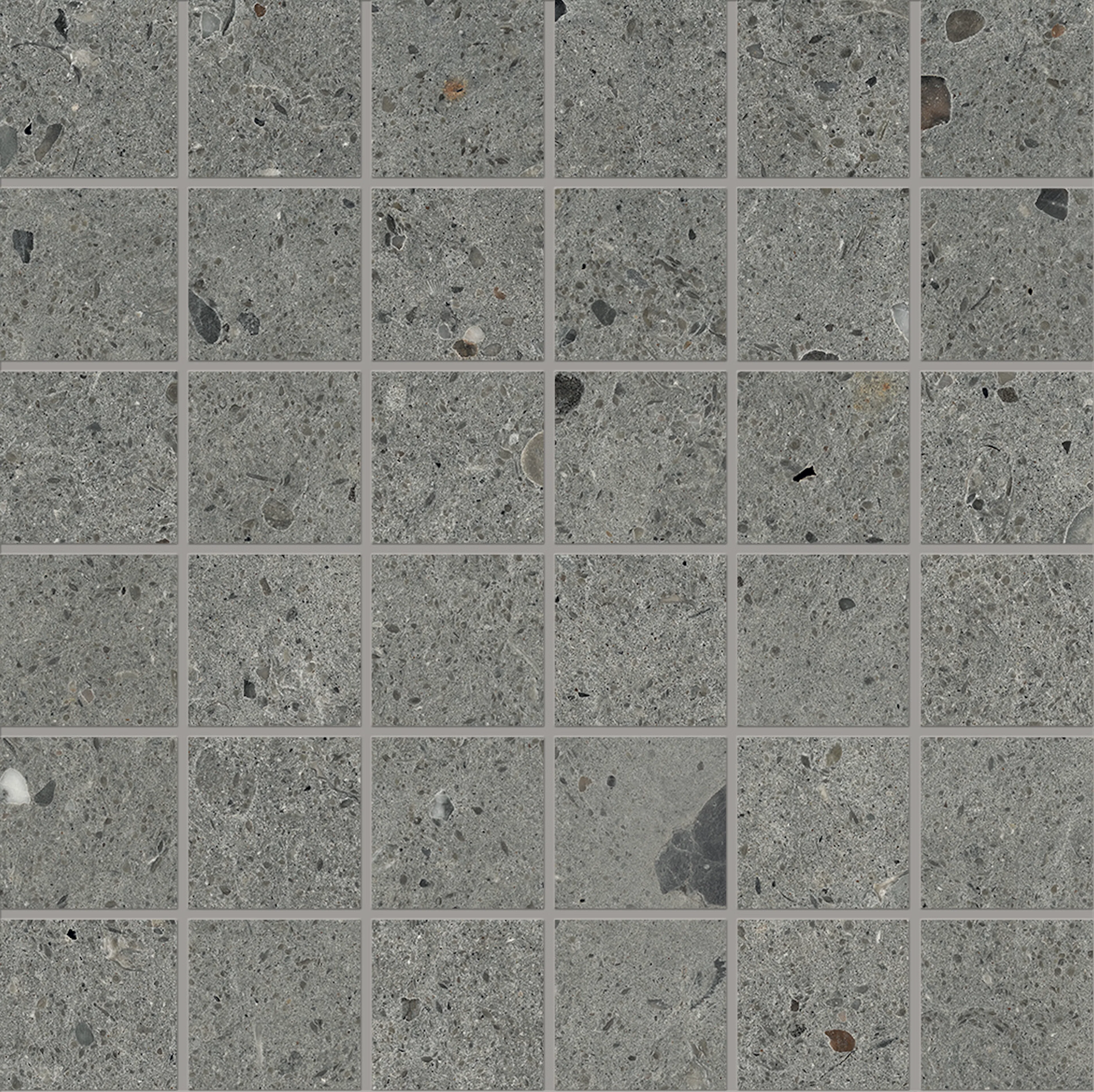 Mosaik Lhådös Slite antracite mosaik 5x5 cm