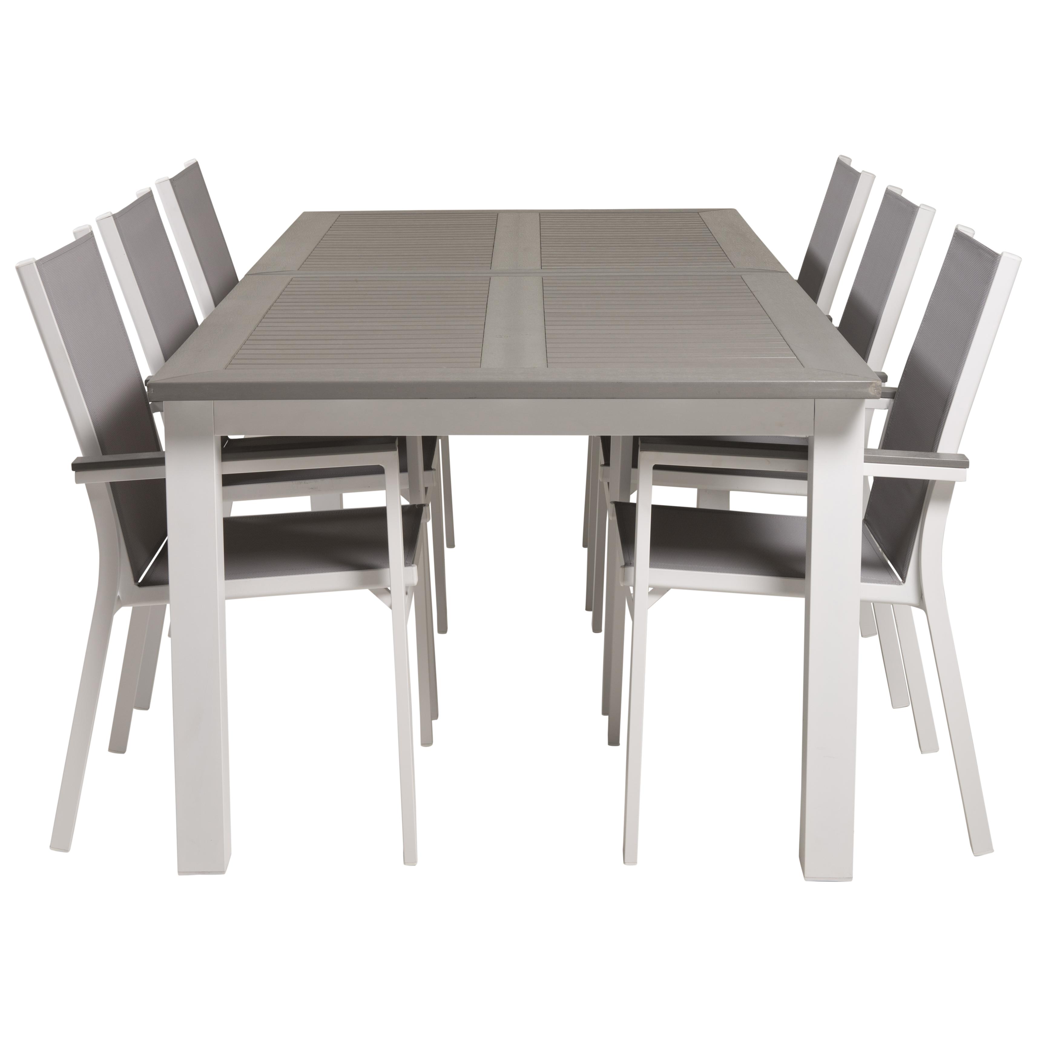 Matgrupp Venture Home Aleyna 224/324 med 6 Pincy Stolar