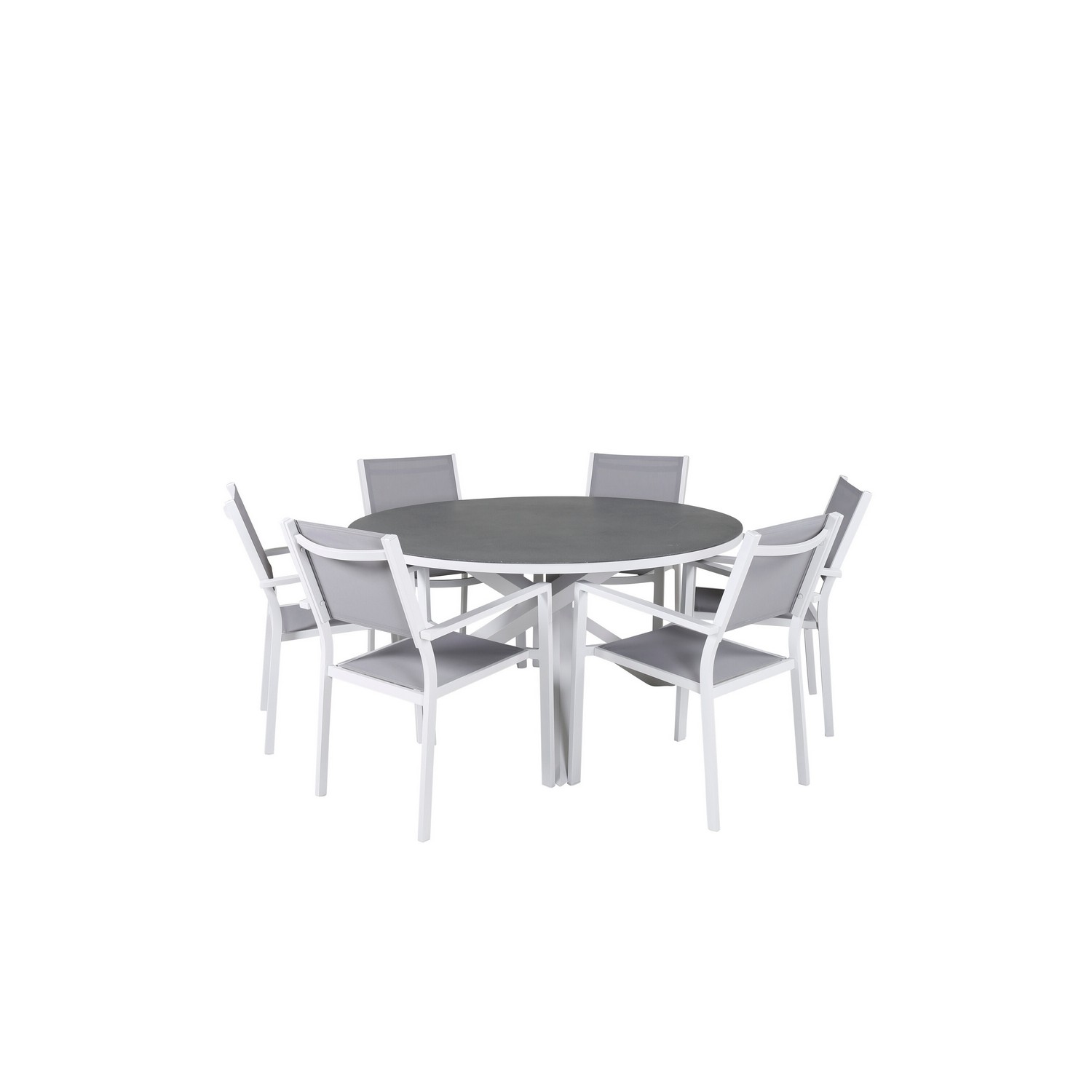 Matgrupp Venture Home Copacabana med 6 Copacabana Karmstolar