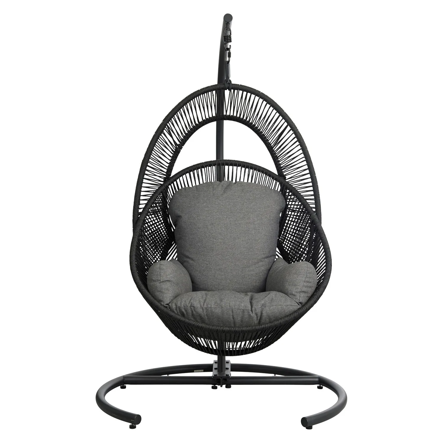 HANGING CHAIR W/CUSHION (49398) Svart
