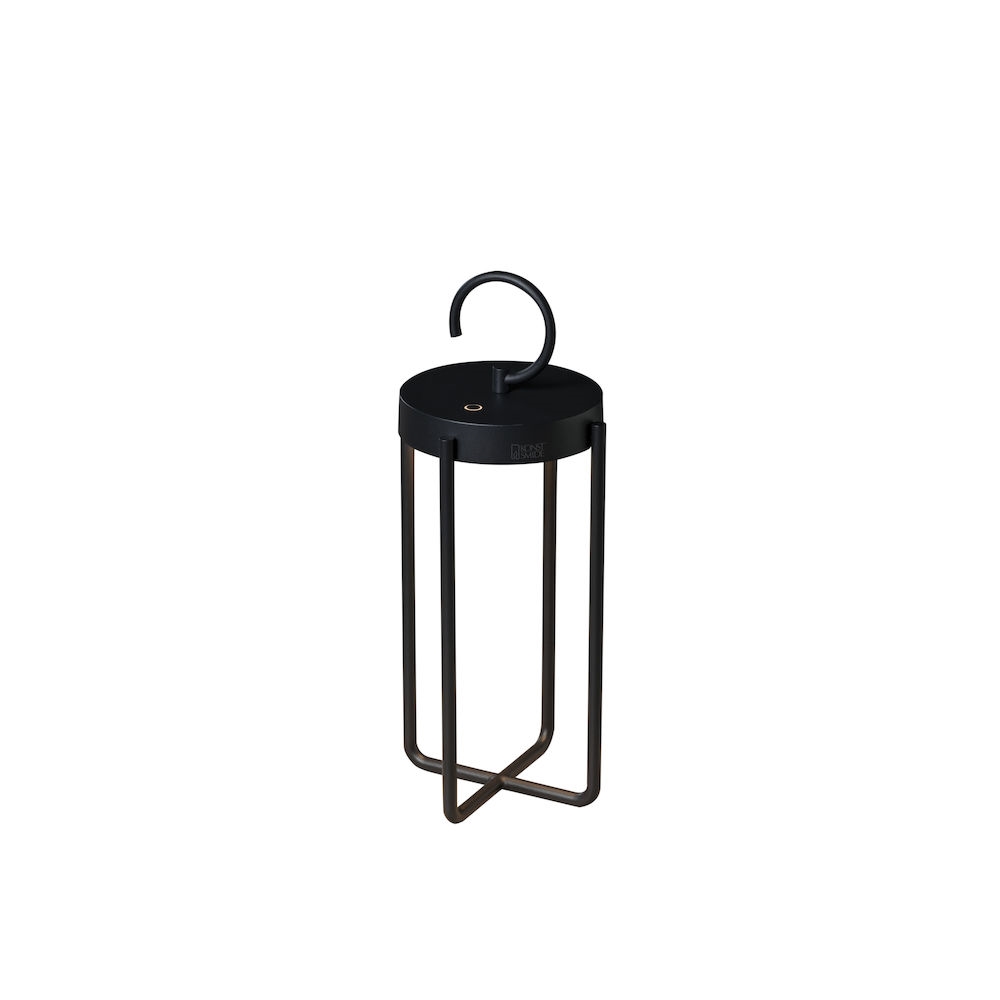 Lanterna Gnosjö Konstsmide Manorola Svart USB 39 cm