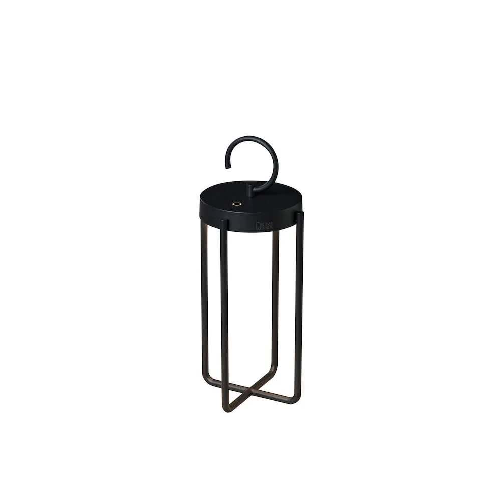 Lanterna Gnosjö Konstsmide Manorola Svart USB 39 cm
