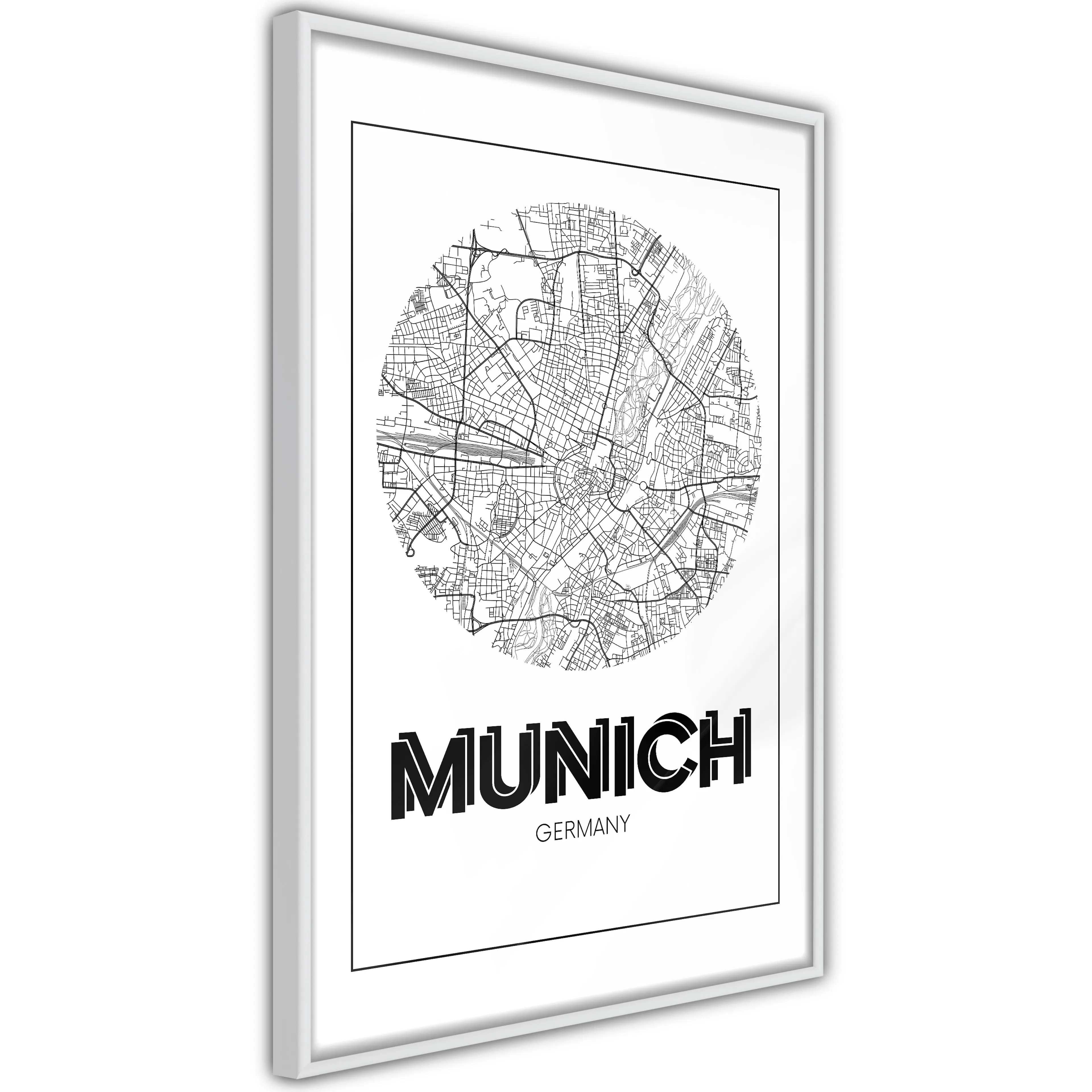 Poster Artgeist Affisch Retro Munich