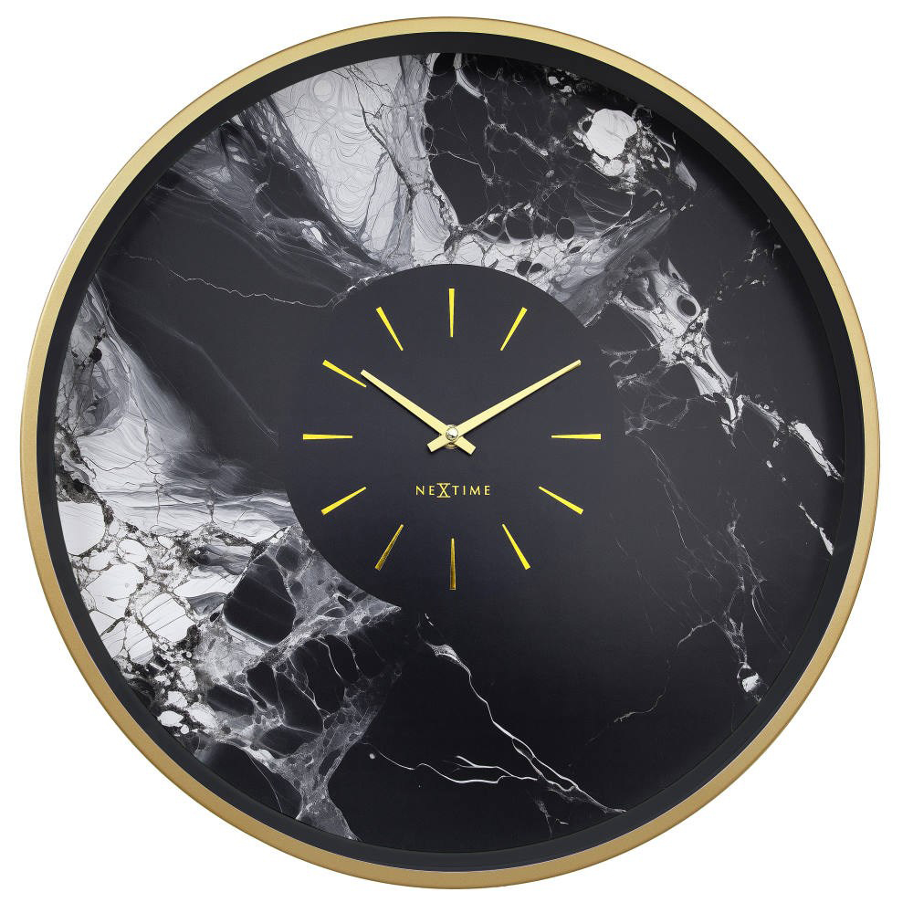 Väggklocka NeXtime Marble Duo