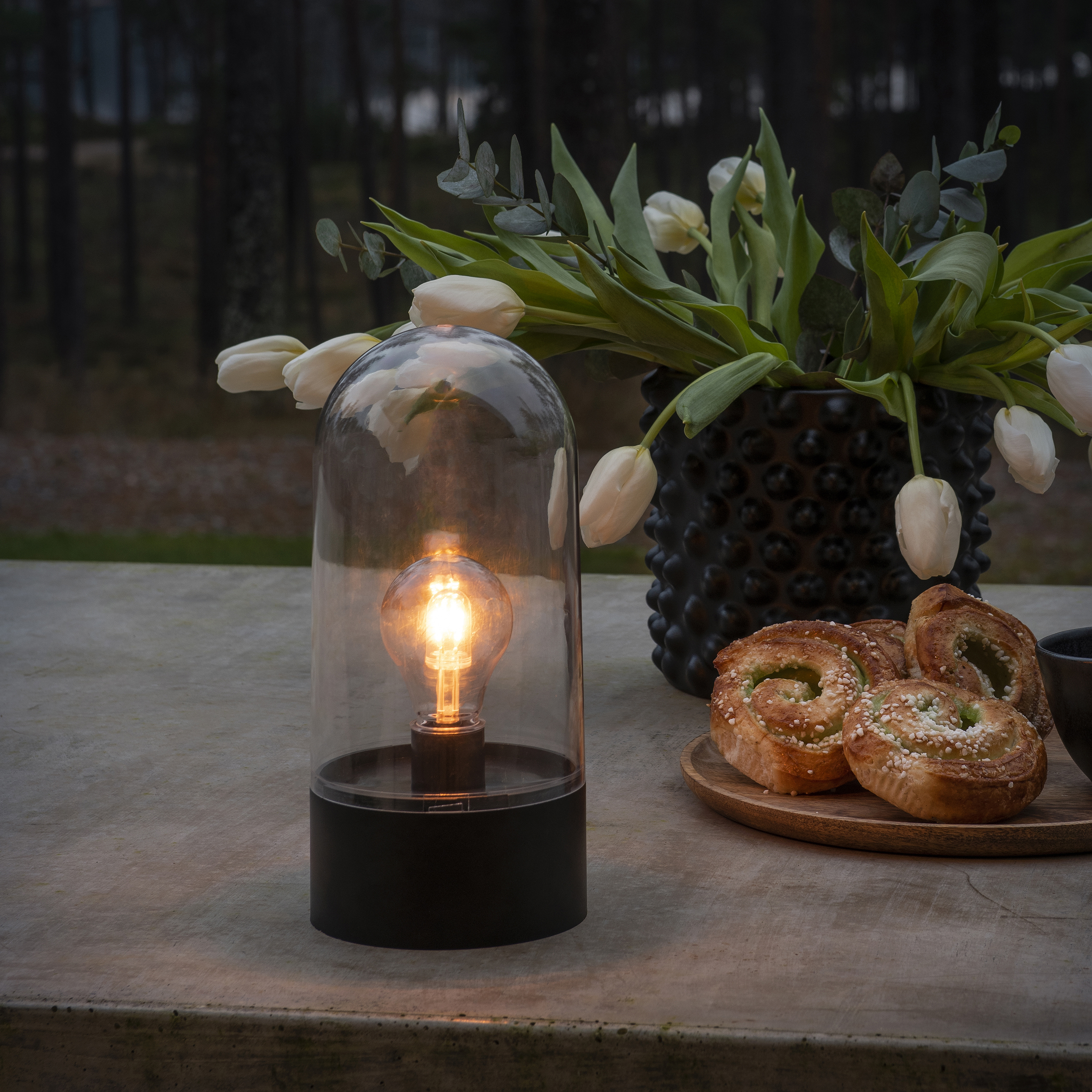 Lanterna Gnosjö Konstsmide Batteridriven LED