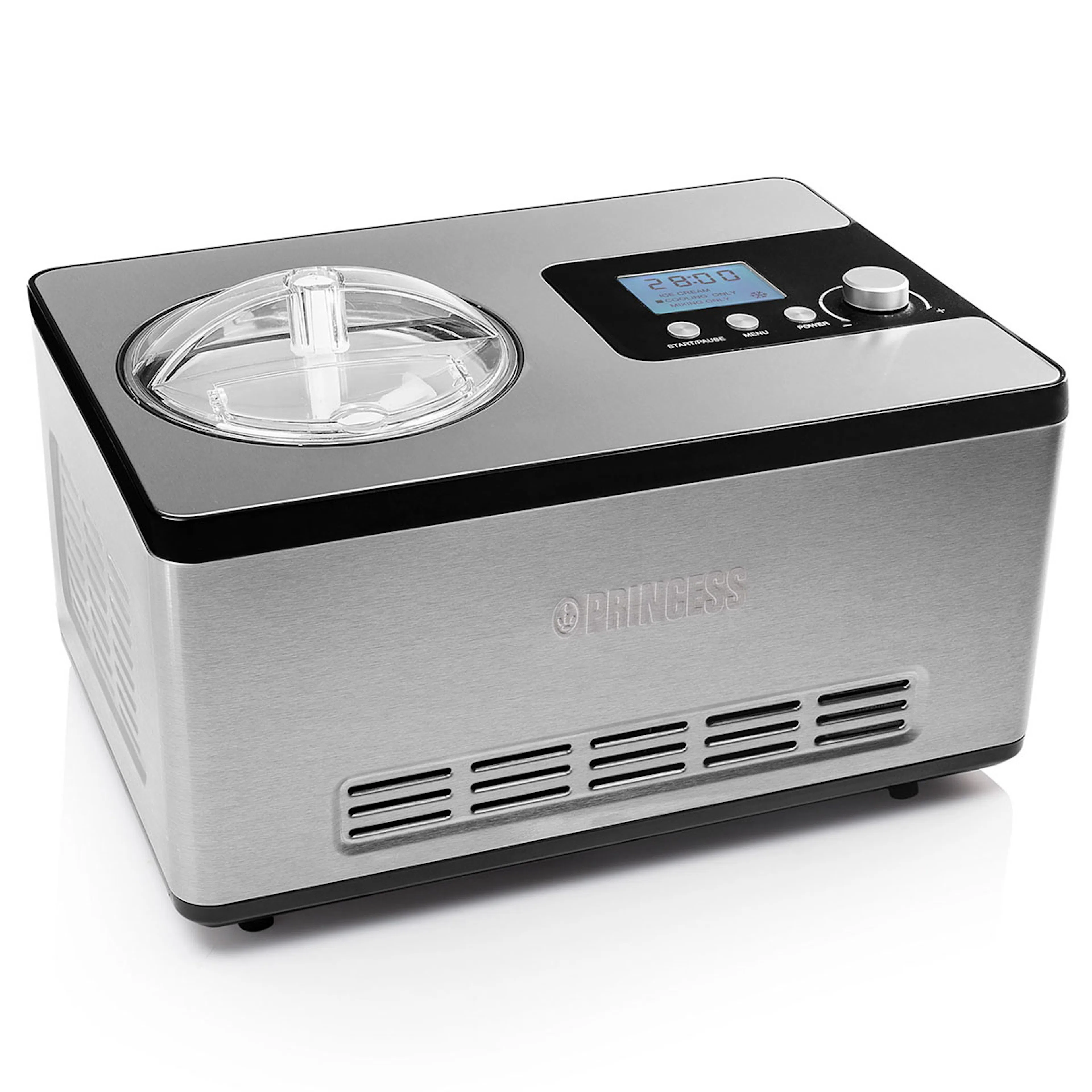 Glassmaskin Princess LCD Helautomatisk med Inbyggd Kompressor 2L