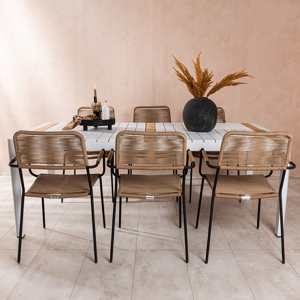 Matgrupp Venture Home Togo med 6 Lindos Stolar