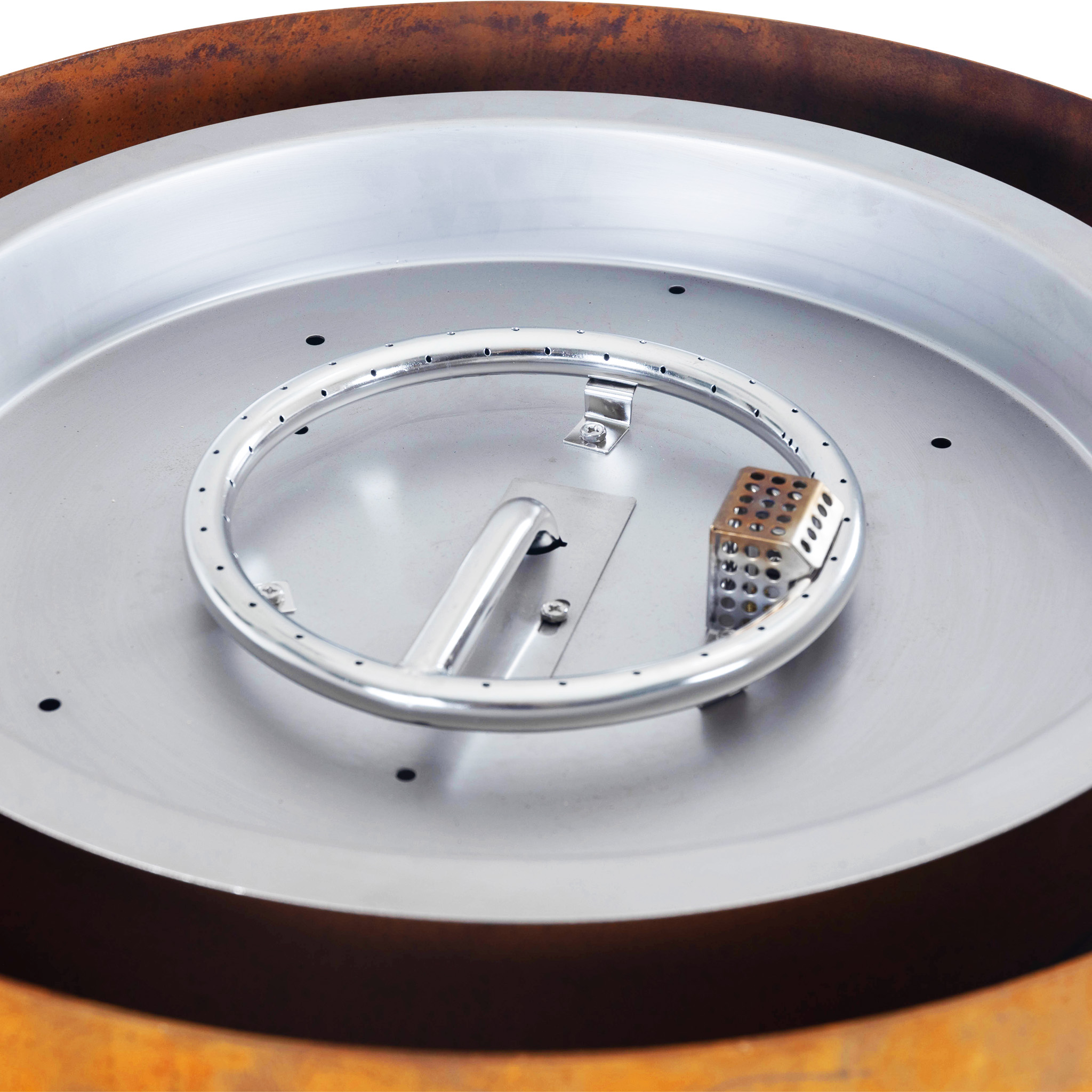 Eldstad Lyfco Cortenstål Gasoldriven Dorotea