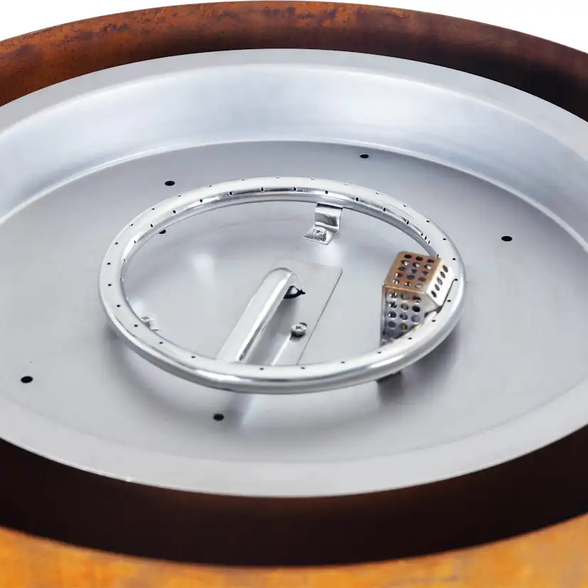 Eldstad Lyfco Cortenstål Gasoldriven Dorotea