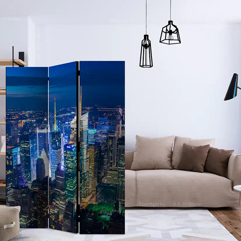 Rumsavdelare Arkiio Manhattan Night 135x172 cm