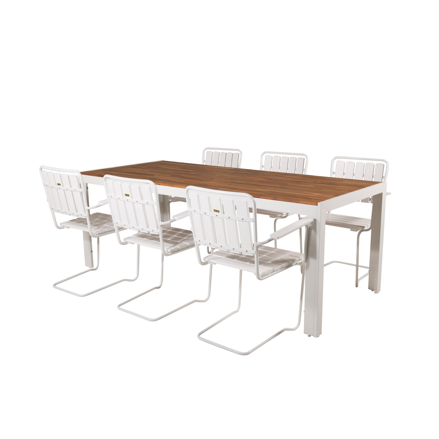 Matgrupp Venture Home Berfin med 6 Hollywood Stolar