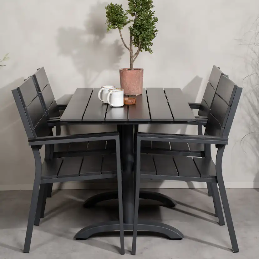 Cafégrupp Venture Home Dolly med 4 Lova Stolar